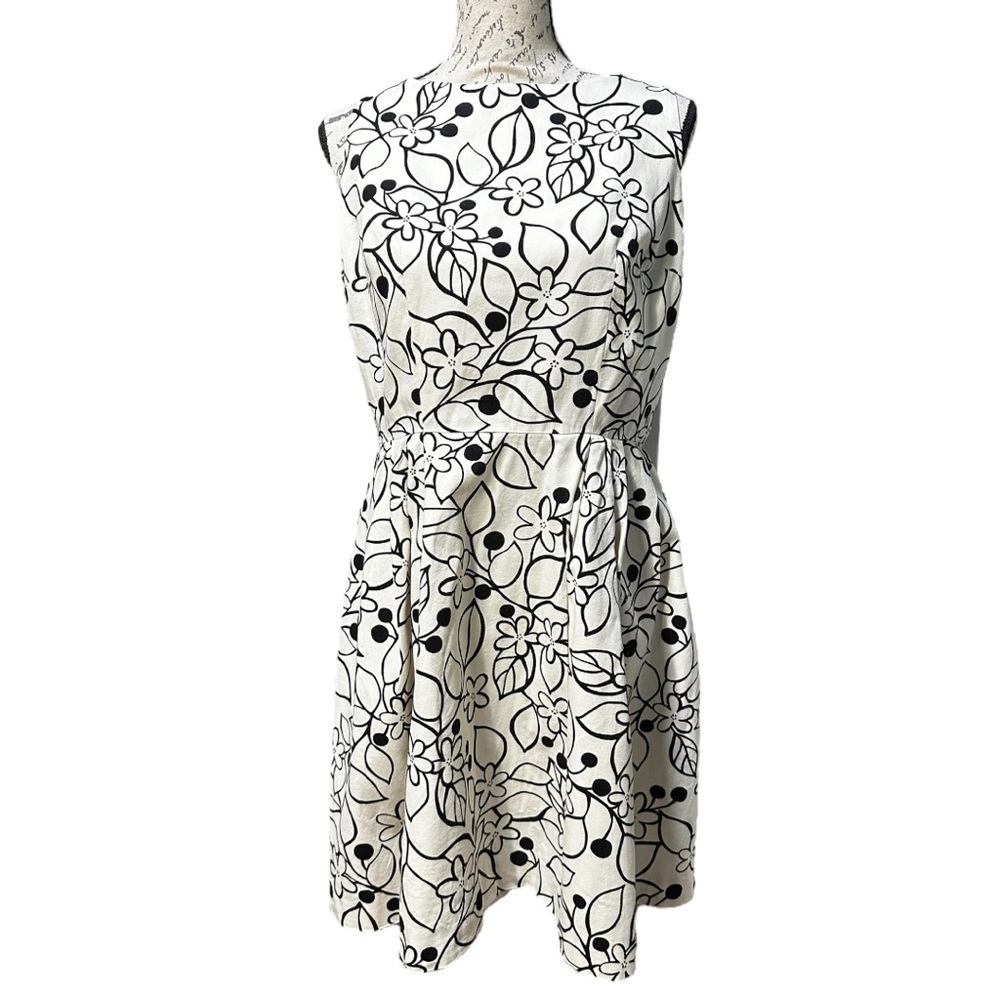 Lotus Grace Floral A-line Dress